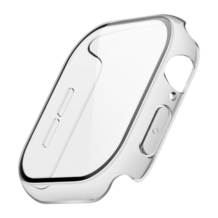 Прозрачный чехол с защитным стеклом Belkin ScreenForce TemperedCurve для Apple Watch 46 мм