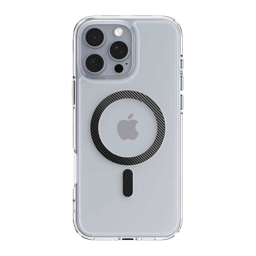 Прозрачный чехол MagSafe Spigen Ultra Hybrid MagFit для iPhone 16 Pro
