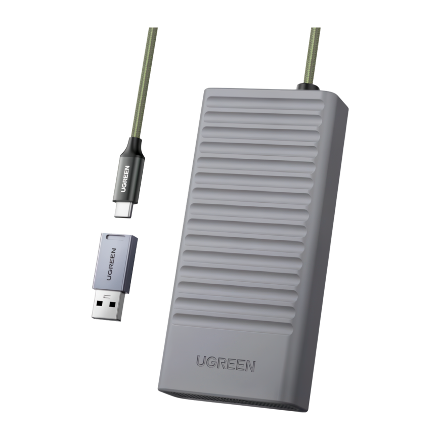 Картридер-органайзер Ugreen USB-C — microSD, 2 SD (CM856)