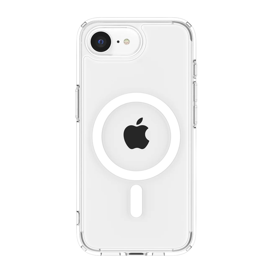 Прозрачный чехол MagSafe Spigen Ultra Hybrid MagFit для iPhone 16e