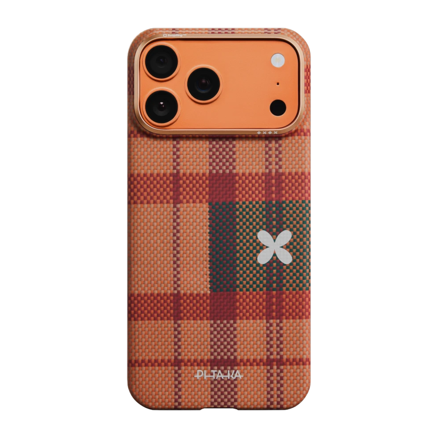 Арамидный чехол MagSafe PITAKA × MÜNN Flora in Grid PitaTap Edge Case для iPhone 17 Pro