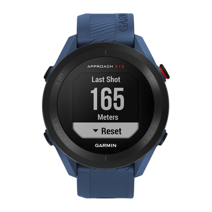 Спортивные часы Garmin Approach S12, силиконовый ремешок цвета «морской прилив»