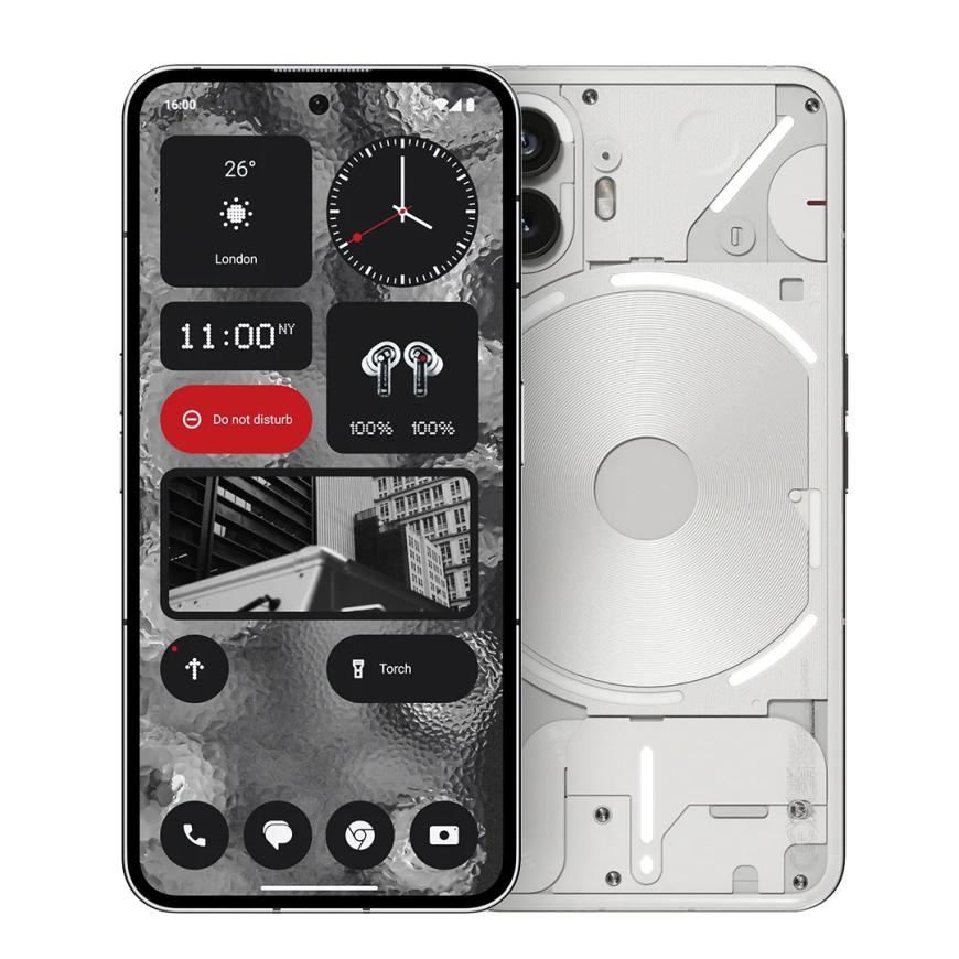 Смартфон Nothing Phone (2) 8 ГБ + 128 ГБ (Белый | White)