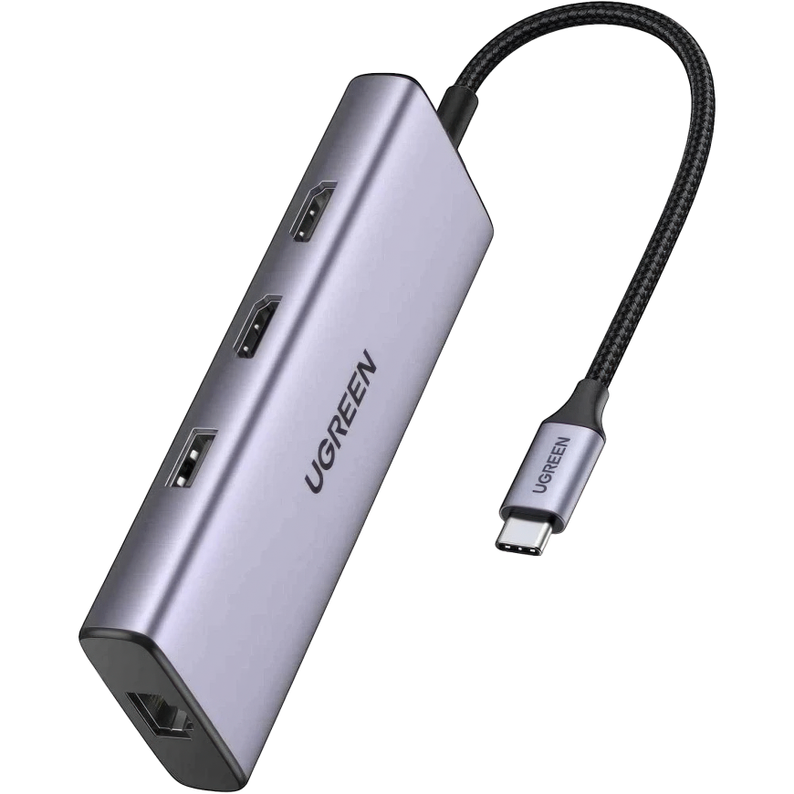 USB-Хаб Ugreen с USB-C (CM490)