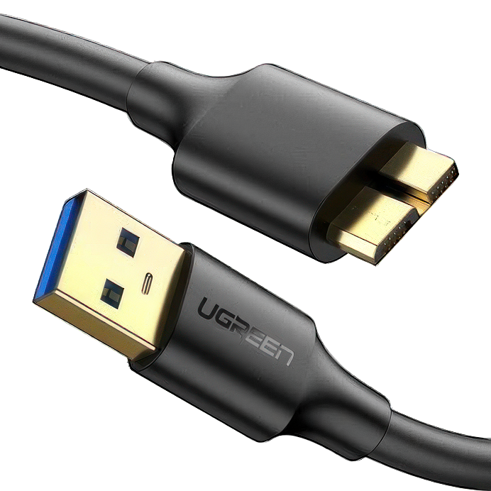 Кабель Ugreen Micro-USB-B — USB-A 3.0 (1 м) (US130)