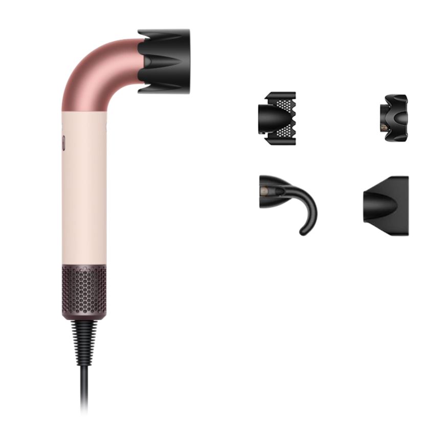 Фен Dyson HD17 Supersonic r Straight+Wavy (Ceramic Pink/Rose Gold) (2025)