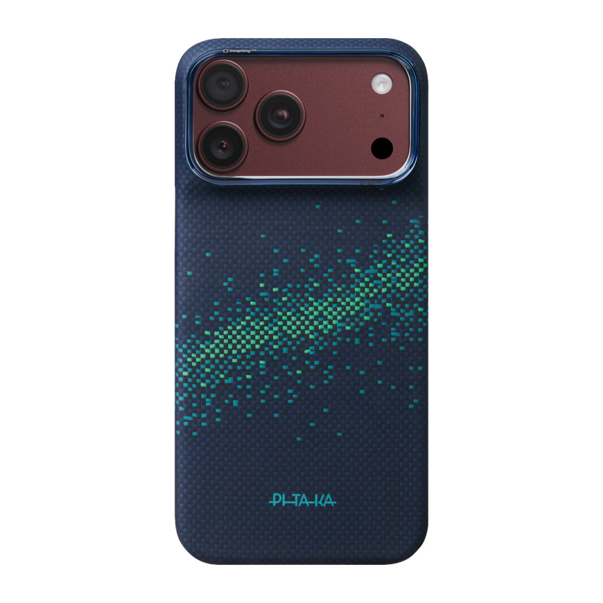 Арамидный чехол MagSafe PITAKA Milky Way Galaxy2.0 PitaTap Edge Case для iPhone 17 Pro Max и 18 Pro Max