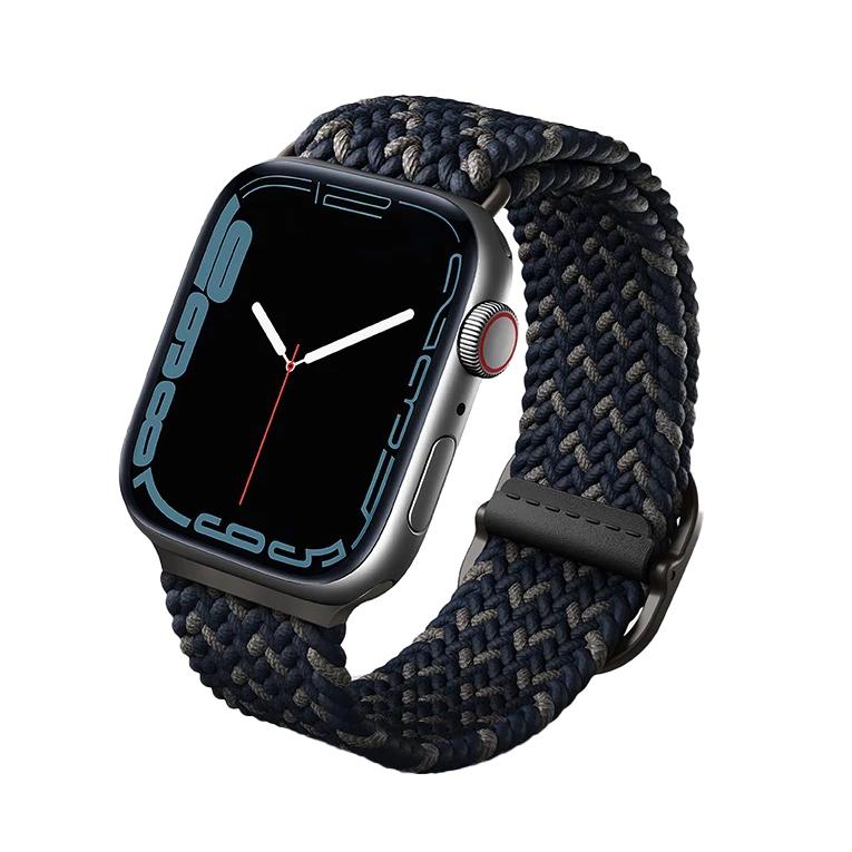 Плетёный браслет Uniq Aspen DE для Apple Watch 44, 45, 46 мм и Ultra 2–3