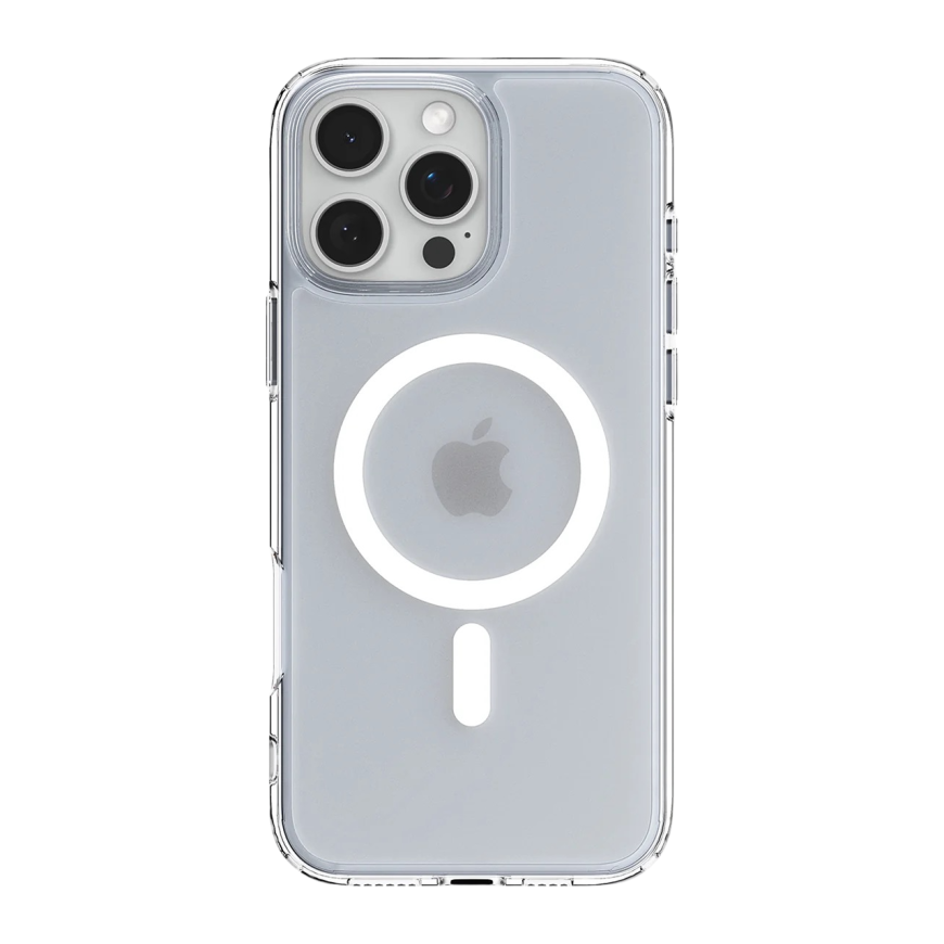 Прозрачный чехол MagSafe Spigen Ultra Hybrid MagFit для iPhone 16 Pro