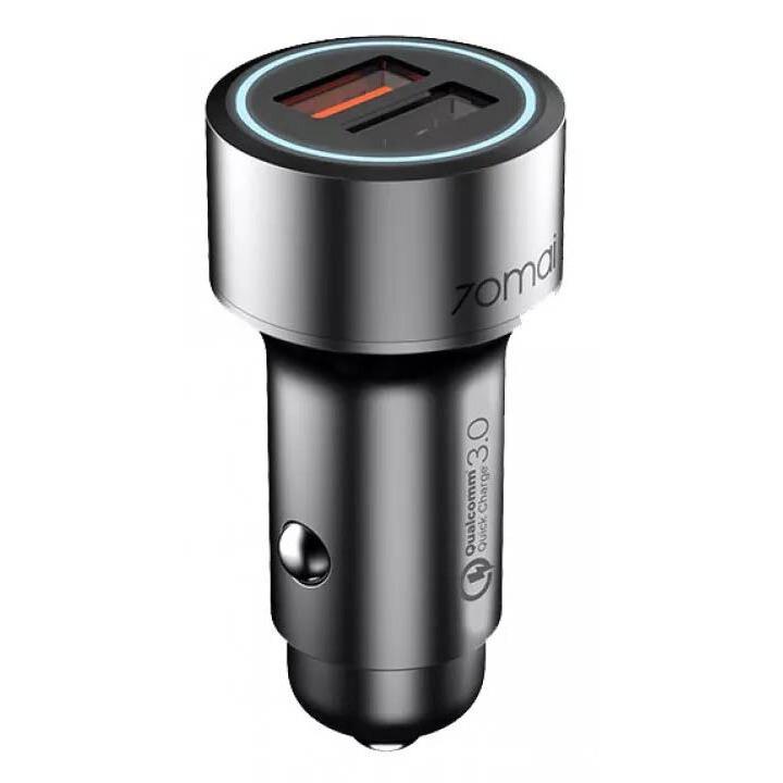 Автомобильное зарядное устройство 70mai мощностью 17 Вт (2 USB-A) (Midrive CC01)