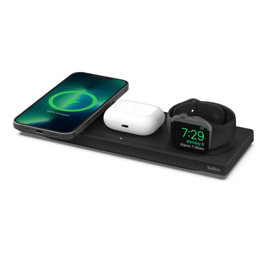 Зарядная станция MagSafe Belkin BoostCharge Pro для iPhone, AirPods и Apple Watch (WIZ016, EU)