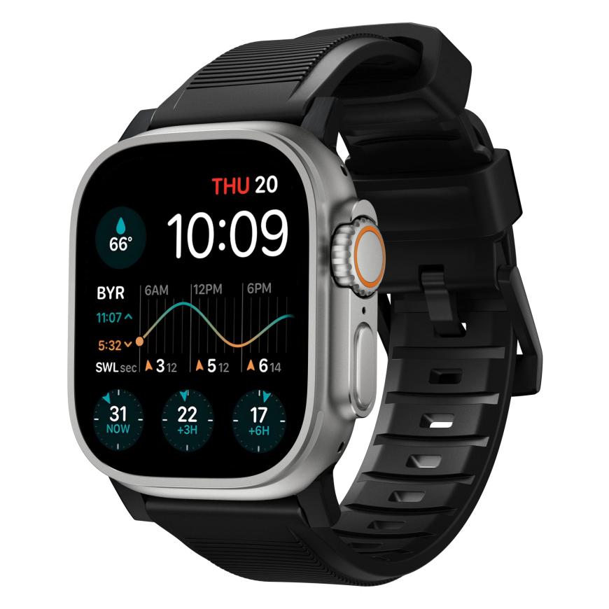 Спортивный ремешок Nomad Rugged Band для Apple Watch 44, 45, 46 мм и Ultra 49 мм
