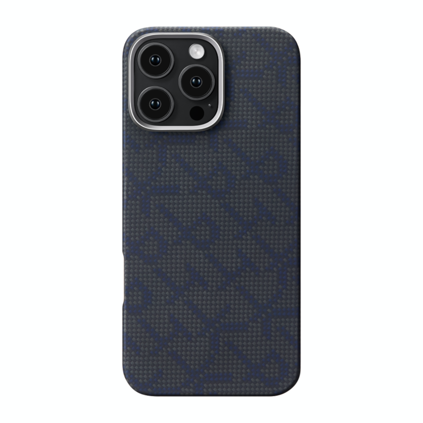 Арамидный чехол MagSafe PITAKA Monogram Tactile Woven Case для iPhone 16 Pro Max