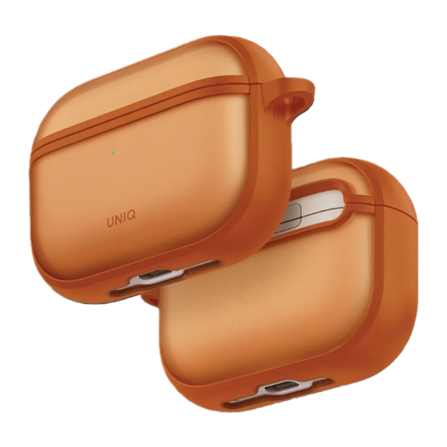 Прозрачный чехол с карабином Uniq Veren для AirPods Pro 3