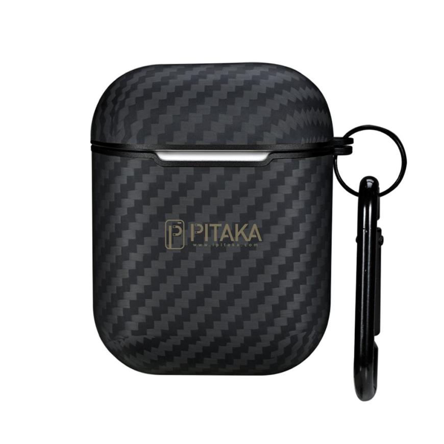 Защитный чехол с карабином Pitaka Air Pal Mini для AirPods 1-го и 2-го поколений