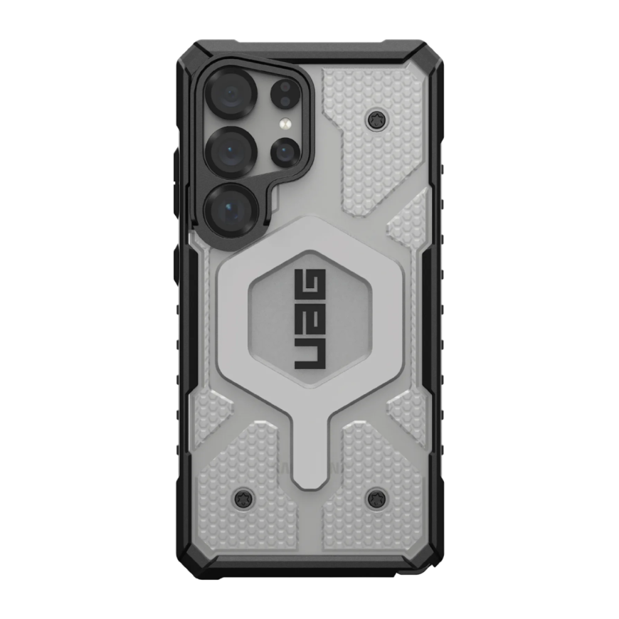 Защитный композитный чехол с поддержкой MagSafe UAG Pathfinder Clear для Samsung Galaxy S25 Ultra - фото 5