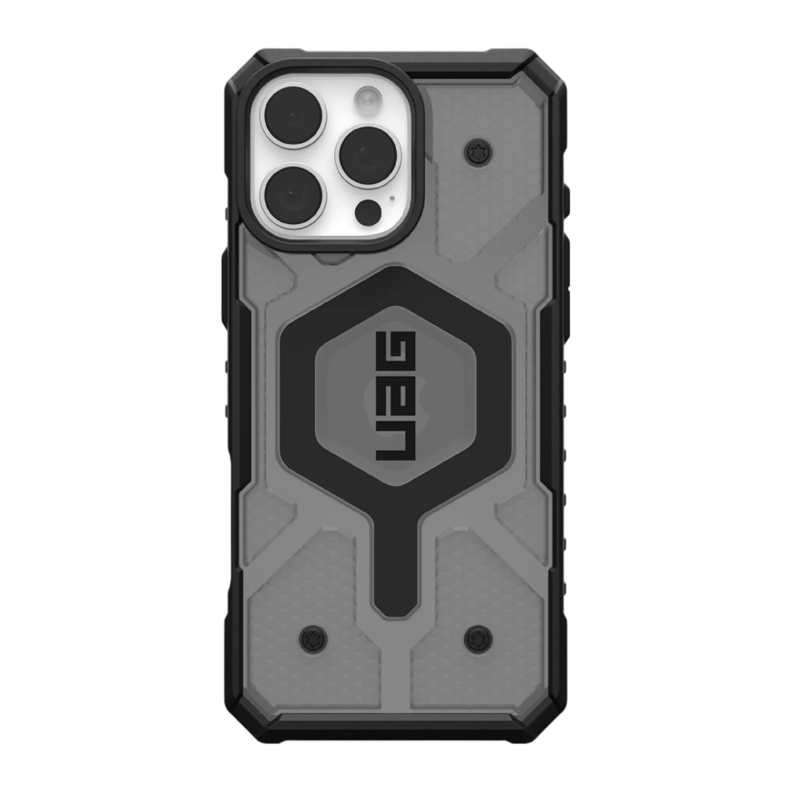 Защитный композитный чехол с поддержкой MagSafe UAG Pathfinder Clear для iPhone 16 Pro Max