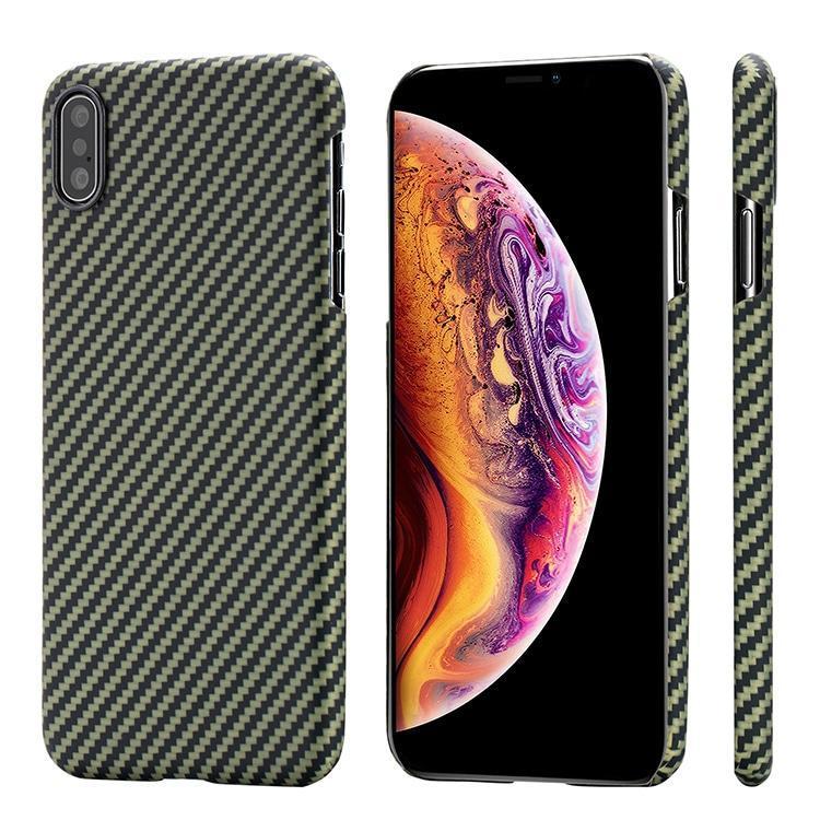 Чехол Pitaka Aramid MagCase Twill для iPhone X Black-Yellow