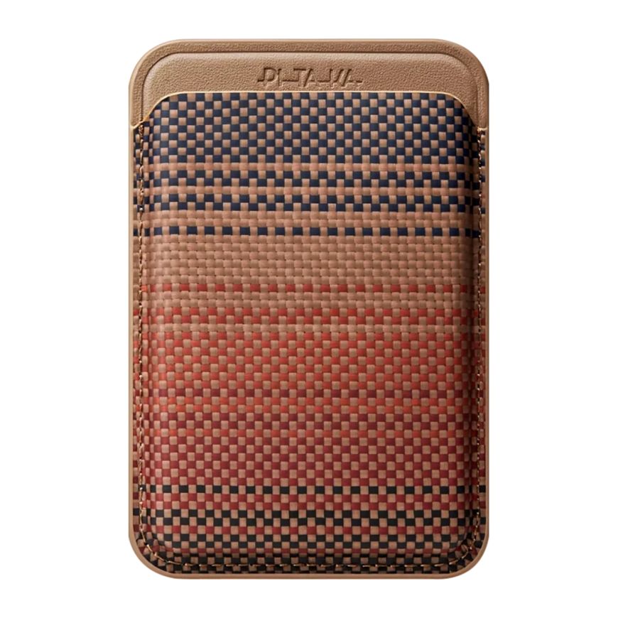 Арамидный чехол-бумажник MagSafe PITAKA Magnetic Woven Wallet