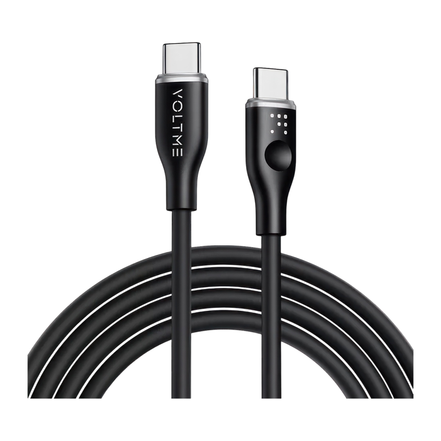 Кабель с ремешком VOLTME PowerLink Moss USB-C (1 м)