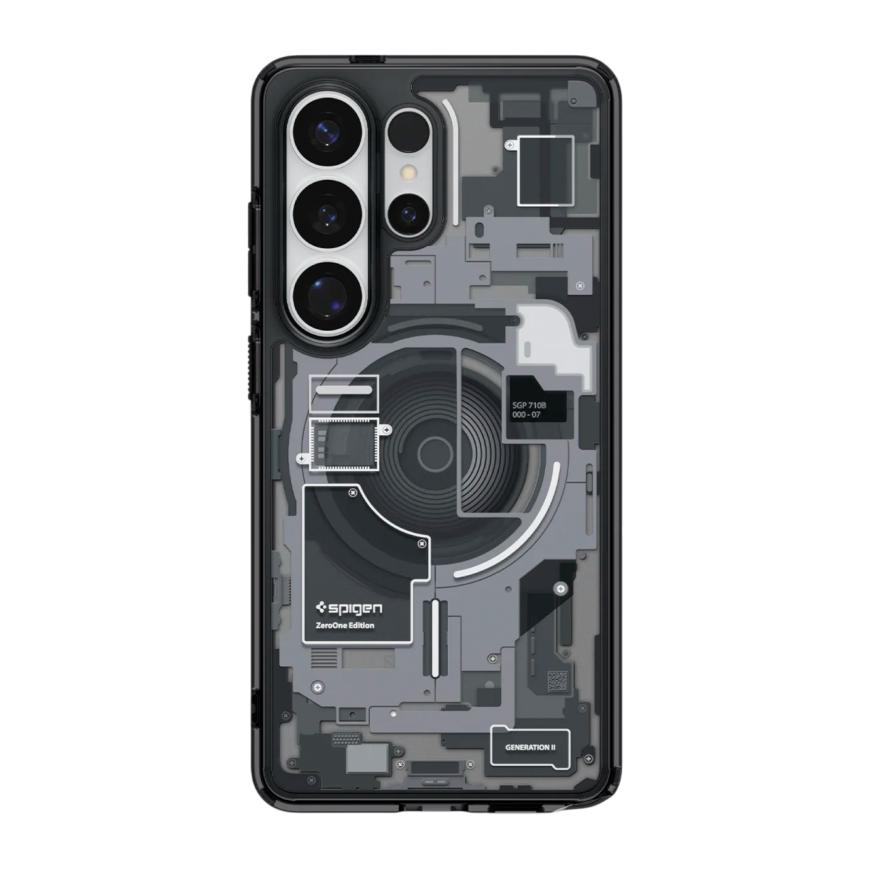 Прозрачный чехол MagSafe Spigen Ultra Hybrid Zero One (MagFit) для Samsung Galaxy S26 Ultra