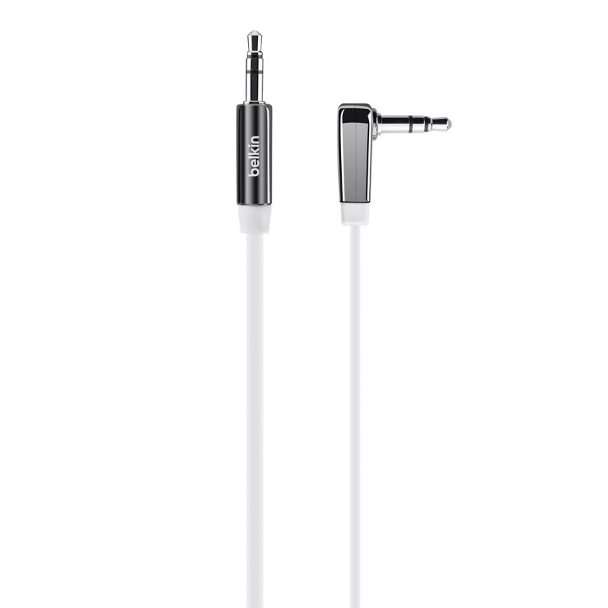 Плоский аудиокабель Belkin Mixit 3,5 мм TRS (0,9 м) (AV10128)