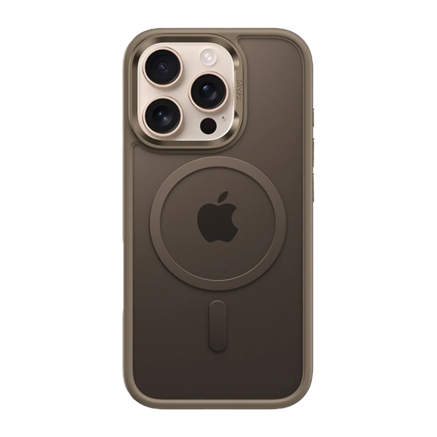 Прозрачный чехол MagSafe Benks MagClap Mist для iPhone 16 Pro Max