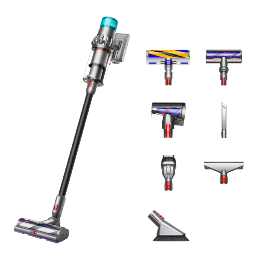 Беспроводной вертикальный пылесос Dyson V15 Detect Total Clean (SV47) (Чёрный | Black) (2023)