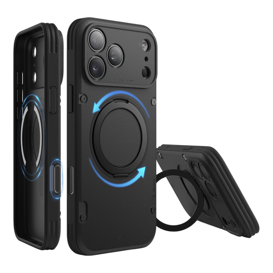 Пластиковый чехол MagSafe elago Armor Ring Stand Case для iPhone 17 Pro Max