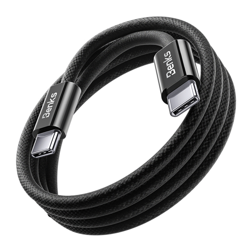 Кабель с оплёткой Benks PowerWeave D46 USB-C (USB 2.0) (1 м)