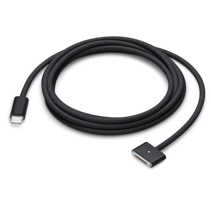 Кабель с оплёткой Apple USB-C — MagSafe 3 (2 м) (OEM)