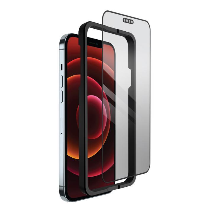 Защитное стекло с сеткой на динамик и установочной рамкой SwitchEasy Glass Pro для iPhone 12 и 12 Pro (2.5D, 0,33 мм, 9H)