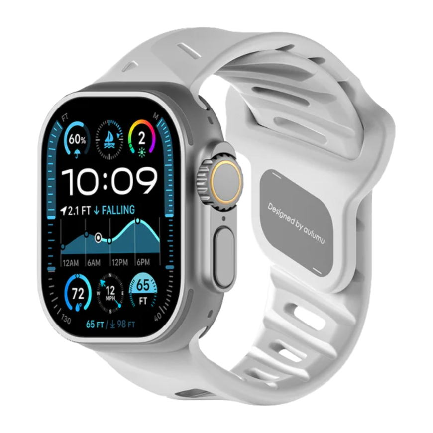Спортивный ремешок Aulumu A02 Offbeat Sport Band для Apple Watch 44, 45, 46 мм, Ultra и Ultra 2