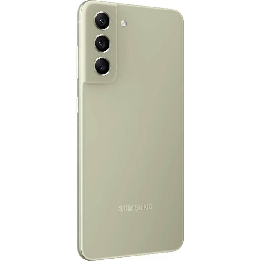 Смартфон Samsung Galaxy S21 FE 5G 8 ГБ | 128 ГБ (Зелёный | Olive) (Snapdragon) - фото 5