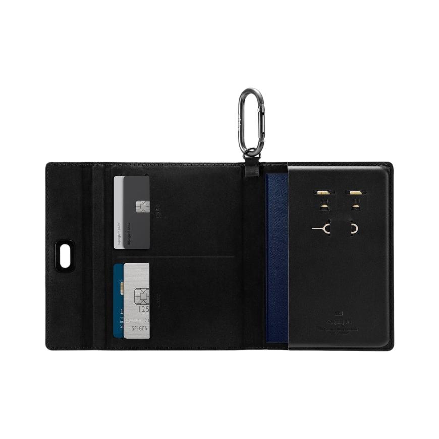 Дорожный органайзер из полиуретановой кожи с RFID Spigen Passport Holder - фото 2