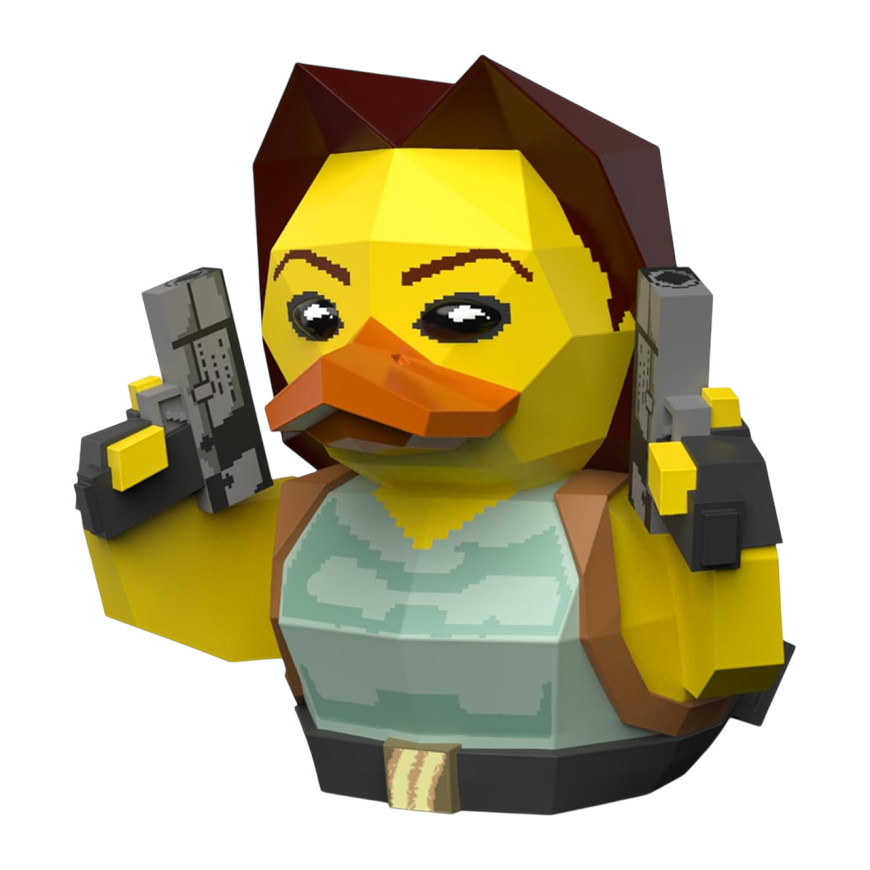 Коллекционная фигурка-утка «Классическая Лара Крофт» TUBBZ Boxed Tomb Raider