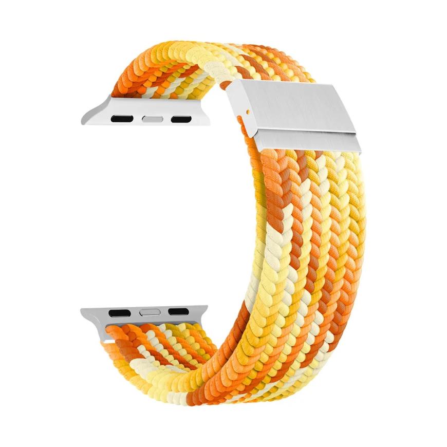 Нейлоновый плетёный монобраслет LYAMBDA Pleione для Apple Watch Band 42, 44, 45 мм, Ultra и Ultra 2