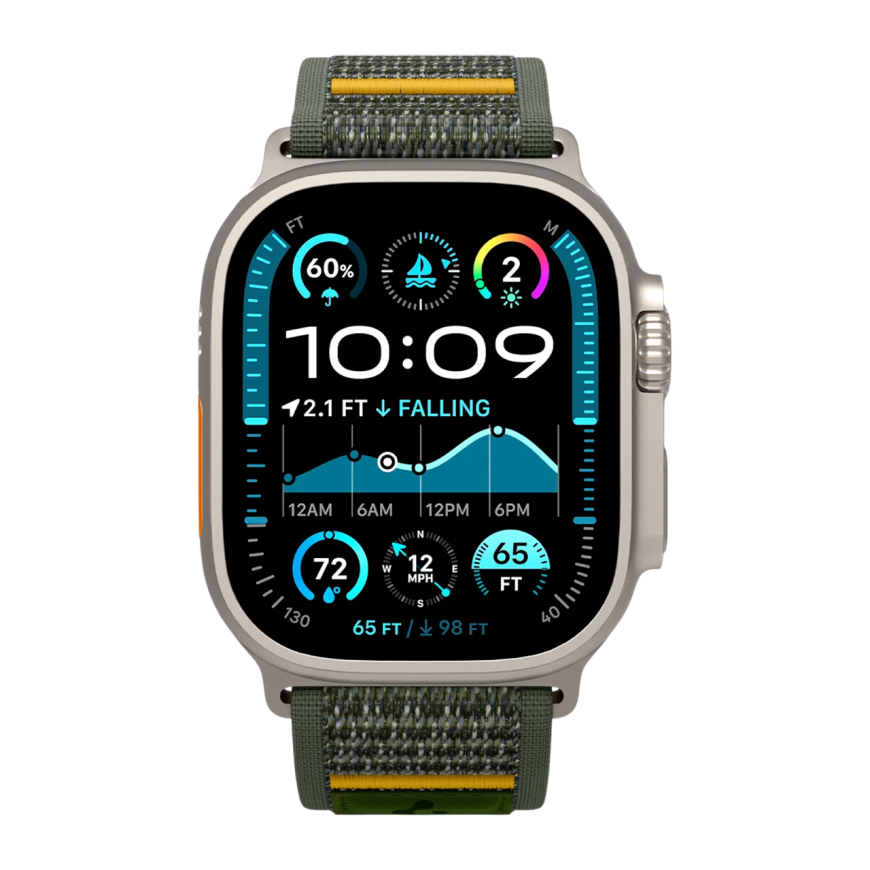 Нейлоновый браслет Spigen Athlex Air для Apple Watch 44, 45, 46 мм и Ultra 49 мм