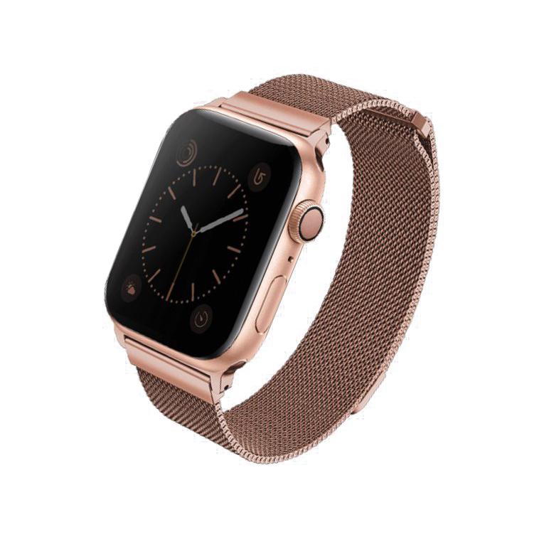 Стальной миланский сетчатый браслет Uniq Dante для Apple Watch 38, 40, 41 и 42 мм