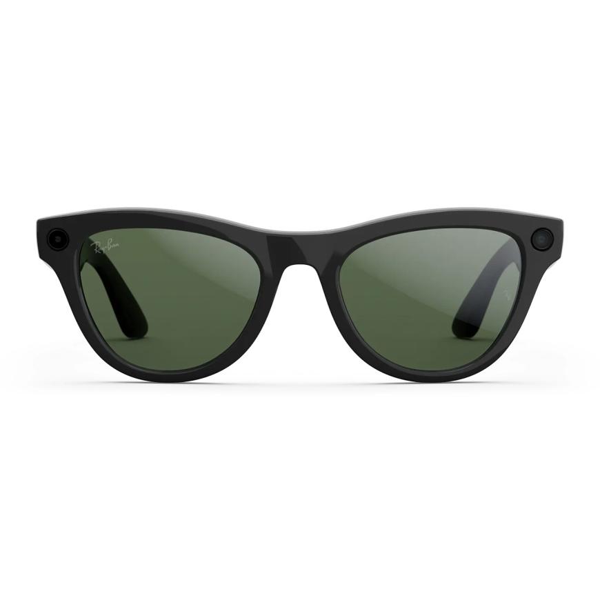 Умные очки Ray-Ban Skyler (Gen 2) (Shiny Black/Graphite Green Transitions)