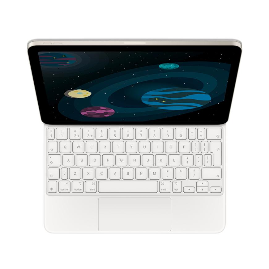 Клавиатура Apple Magic Keyboard для iPad Air 11" (M2, M3, M4 | 2024–2026), Air 10,9" и Pro 11" (2018–2022) (Белый | White)