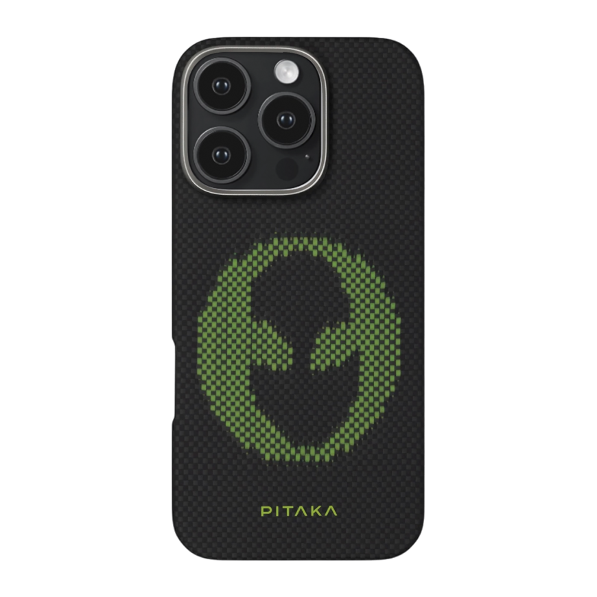 Арамидный чехол MagSafe PITAKA Aries Lumintex Edge Case для iPhone 16 Pro