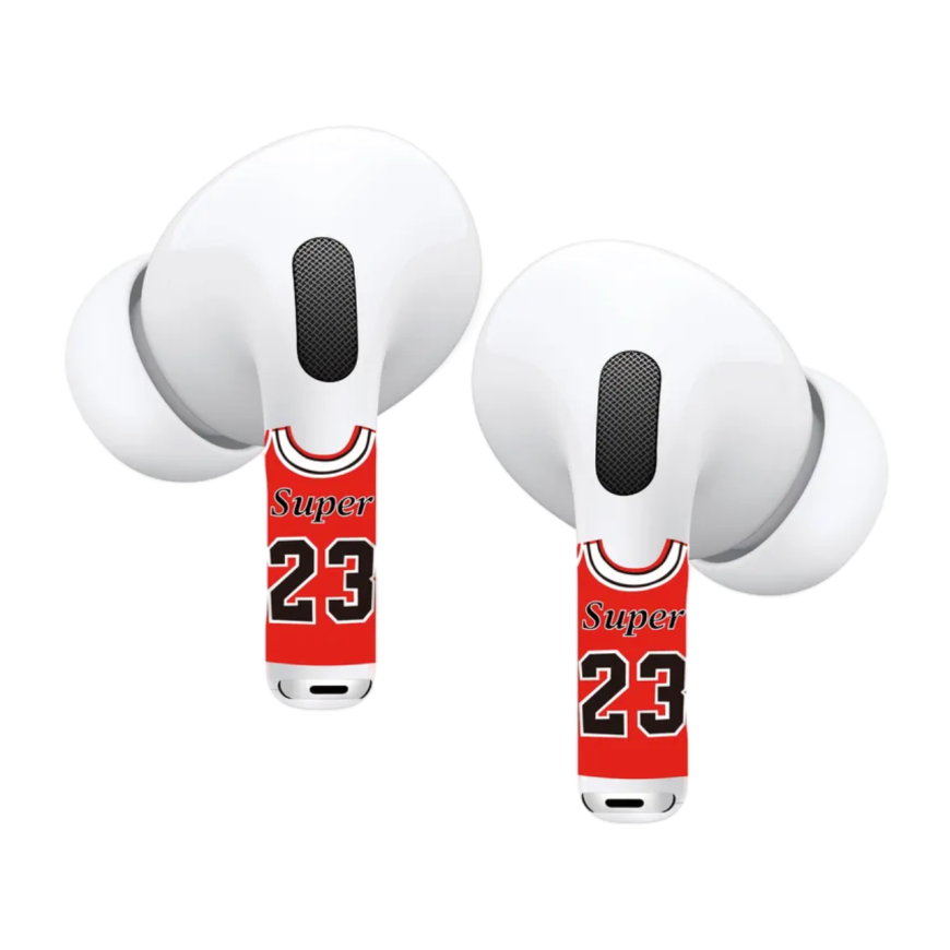 Виниловые наклейки VLP Easy Art «Номер 23» для AirPods Pro 2