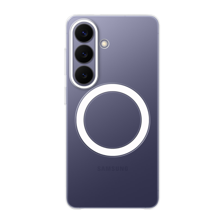 Прозрачный чехол MagSafe Samsung Clear Magnet Case для Samsung Galaxy S26