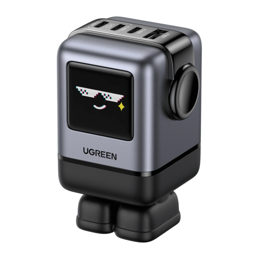 Сетевое зарядное устройство Ugreen Uno RG мощностью 100 Вт (3 USB-C, USB-A) (GaN) (X688)