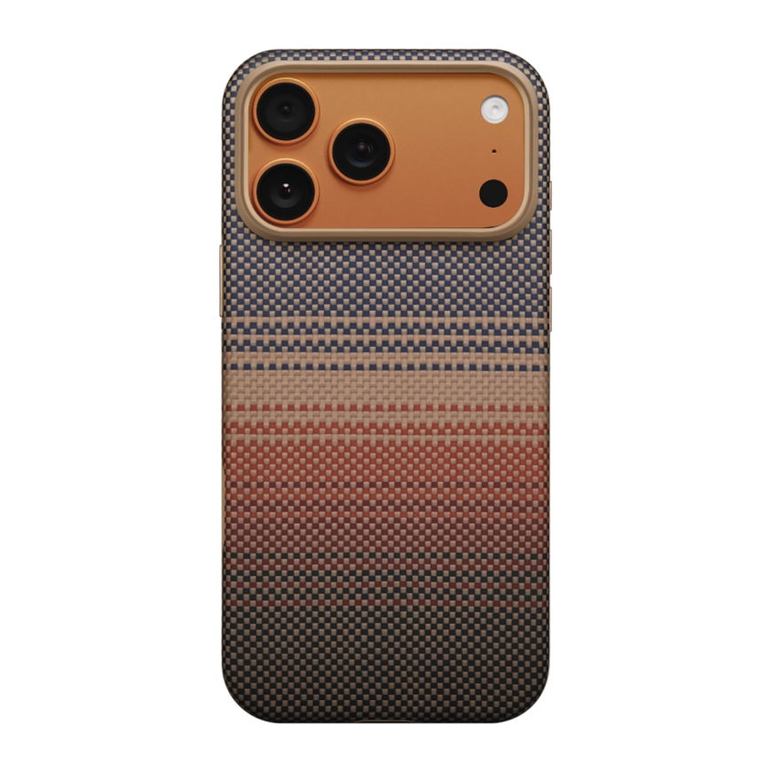 Арамидный чехол MagSafe PITAKA Moment Aramid UltraGuard Case для iPhone 17 Pro