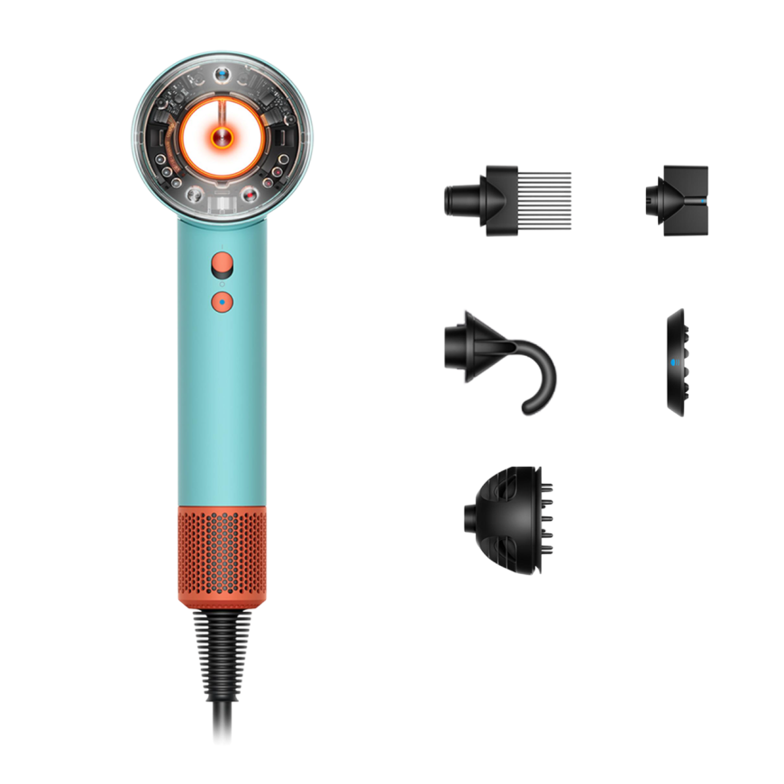 Фен Dyson HD16 Supersonic Nural Hair Dryer Curly+Coily (Ceramic Patina/Topaz Orange) (2023)