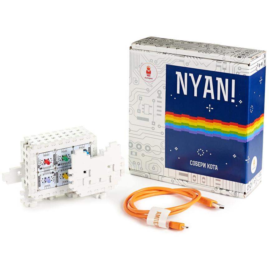 Программируемый электронный конструктор на C++ Амперка «NYAN!» на основе Arduino (Iskra Neo)