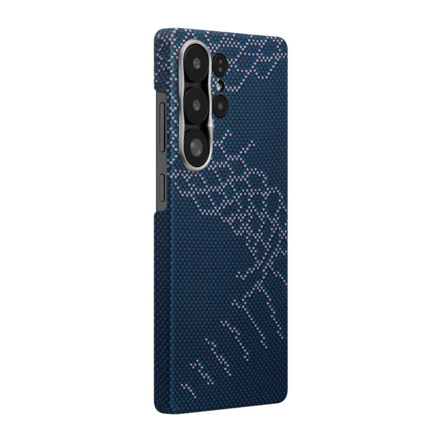 Чехол из арамидного волокна с поддержкой MagSafe PITAKA Snake Ridge Limited Edition Tactile Woven Case для Samsung Galaxy S25 Ultra - фото 1