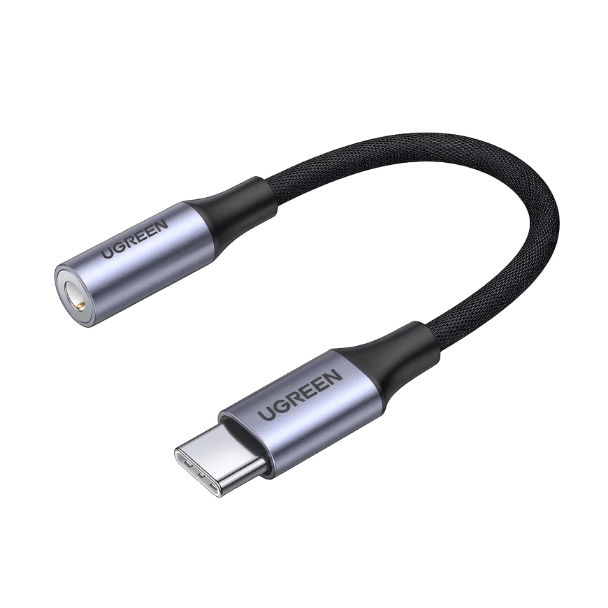 Адаптер Ugreen USB-C — разъём 3,5 мм TRRS (AV161)